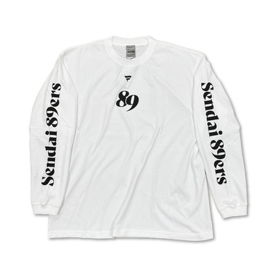 89ロゴロングスリーブTシャツ(ホワイト)